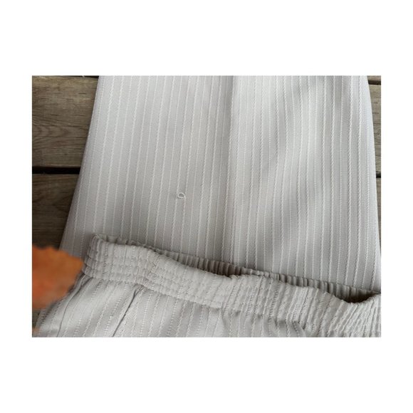 90s Tradition Ribbed Trousers Stretch Waist Fawn Tan Sz 22W - Picture 2 of 5